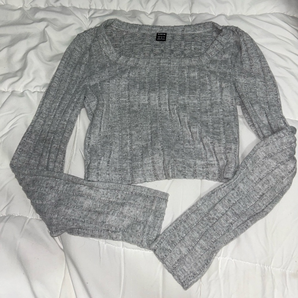 Long Sleeve Cropped Shirt